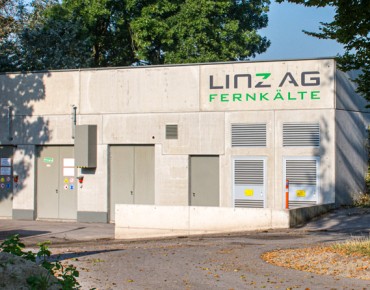 Außenansicht der Kältezentrale im Donaupark